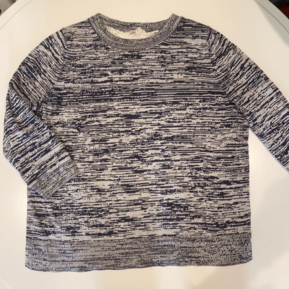 Blue shirt with white back GAP